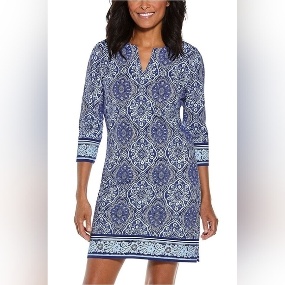 Coolibar Oceanside Tunic Dress - Picture 1 of 5